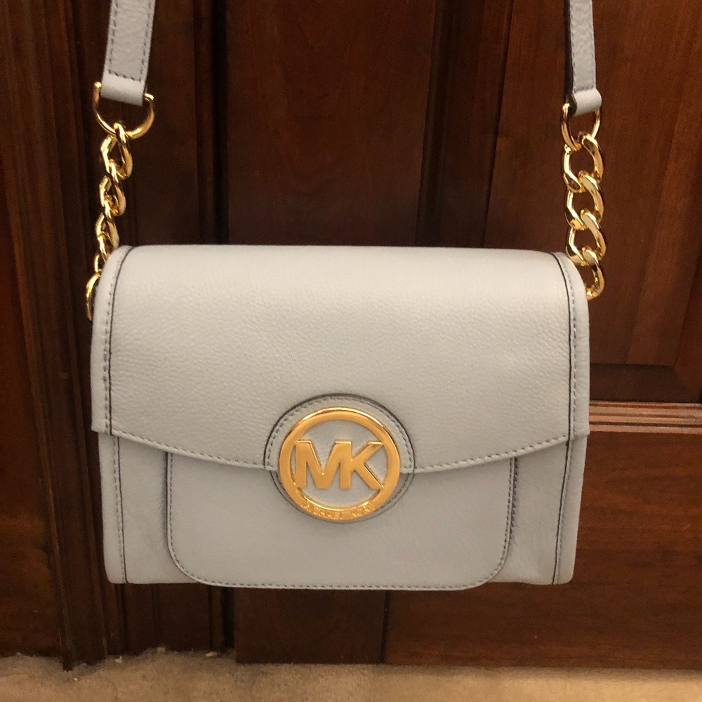 NWOT- Michael Kors Light Blue Crossbody